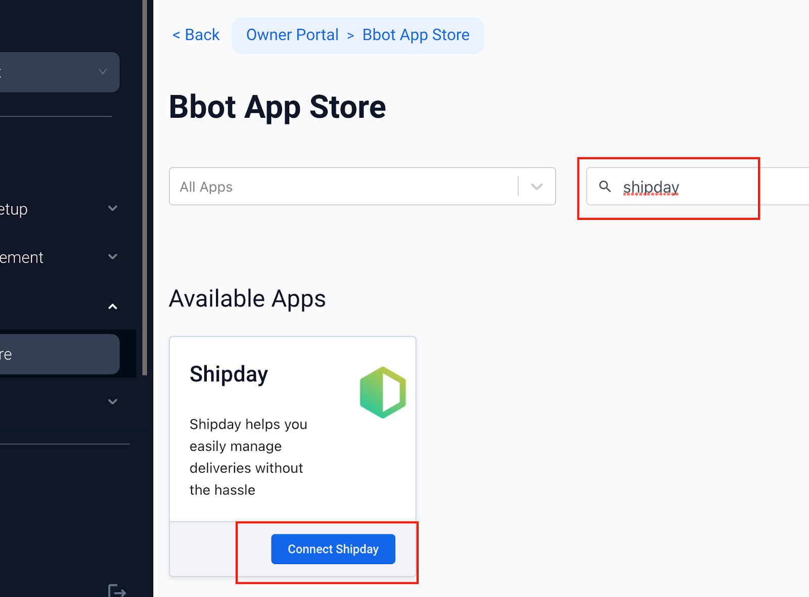Bbot setup step 4