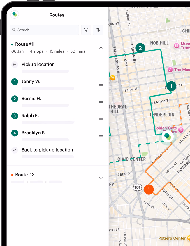 Shipday dispatch dashboard with assigned drivers and live tracking